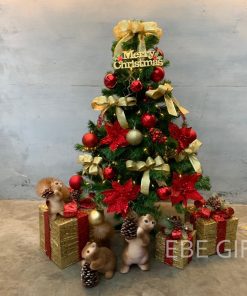 紅金色系聖誕樹組合包