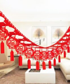 新春新年字串拉花 春節佈置 新年佈置