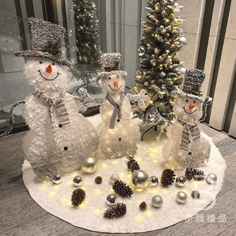 聖誕發光雪人組合包
