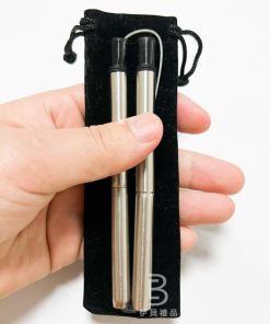 客製化環保隨身摺疊吸管